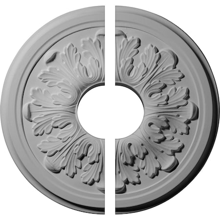 Ekena Millwork Legacy Acanthus Ceiling Medallion, 12 3/4"OD x 3 1/2"ID x 7/8"P CM12LE2-03500